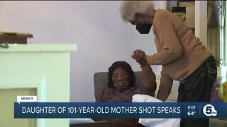 101-year-old woman recovering at home after being shot