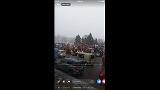 In polish 🚜🇵🇱 farmers protest 09/02/2024