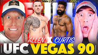 UFC Vegas 90: Allen vs. Curtis 2 FULL CARD Predictions, Bets & DraftKings