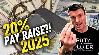 20% Pay Raise for Junior Enlisted!! 2025