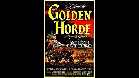 The Golden Horde 1951 American historical adventure free film