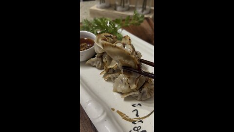 Beef Mushroom Pot Stickers