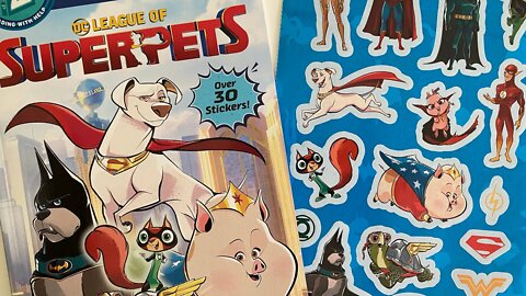 DC SUPERPETS STICKER FUN READ ALOUD STORYTIME