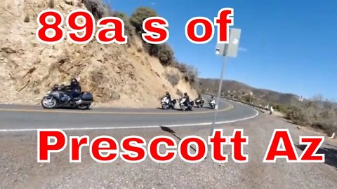 Great MC Road 89A into Prescott from Yarnell Az