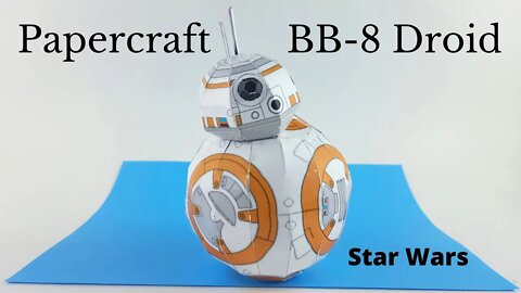 How To Create Origami BB-8 Droid (Star Wars) - DIY Easy Paper Crafts