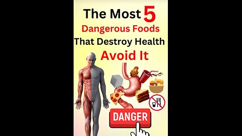 5 Dangerous foods that destroy #healthtips #dyk