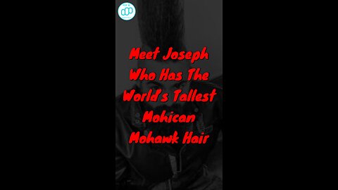 Meet Joseph Who Has The World’s Tallest Mohican Mohawk Hair #shorts