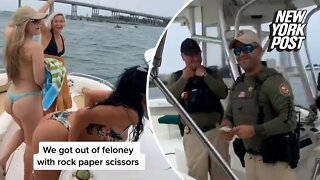 Viral vid of white woman dodging 'felony' by beating cops in Rock, Paper, Scissors sparks pretty privilege debate
