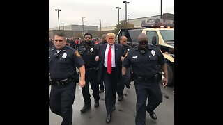 The Historic Countdown: Trump's Arrival at Fulton County Jail Live Stream