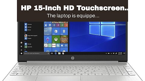 HP 15-Inch HD Touchscreen Laptop, 10th Gen Intel Core i5-1035G1, 8 GB SDRAM, 512 GB Solid-State...