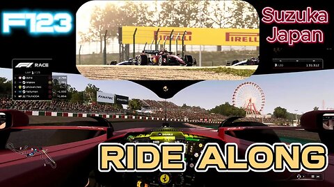 F1® 23 |Short Race Suzuka Circuit Japan | Ride Along + Commentary #f123 #gaming #simracing #japan