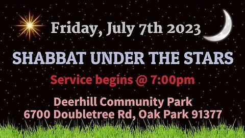 Shabbat Under the Stars