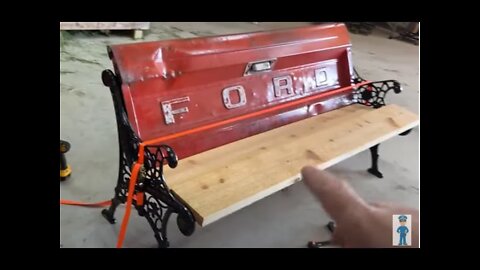 Ford Tailgate Bench Project - Making A Bench With A Tailgate