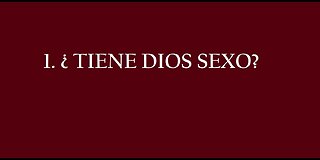 Qué dice la Biblia sobre EL SEXO DE DIOS?