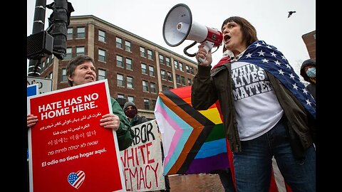 ALL LIVES MATTER PROTEST PORTLAND MAINE 2/17