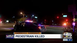 Pedestrian struck and killed near 67th Avenue and Indian School