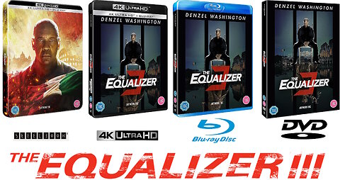The Equalizer 3 [Steelbook | 4K Ultra HD | Blu-ray | DVD] Denzel Washington & Antoine Fuqua