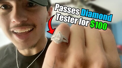 $100 Ring Passes Diamond Tester