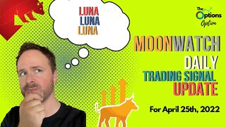 MoonWatch ep.5 | Cryptocurrency Price and Trading Signal Update April 25th, 2022 #bitcoin #stocks