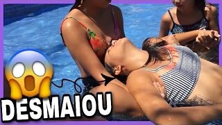 PASSEI MAL NA PISCINA - DESAFIO DA PISCINA / 3 irmãs demais