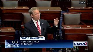 'Americans Be Damned': Rand Paul Goes Ballistic On Senate Floor Over Vaccine, Mask Rules