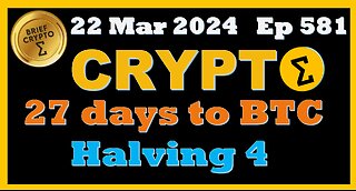 Brief #Crypto 27 days to #Bitcoin #Halving 4 - #BTC #Ethereum #ETH #LINK #ADA #DOT