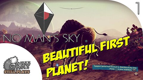 No Man's Sky 1.03 | Our Birth Planet is Awesome! First Steps and 20 Minutes | Part 1 | PS4 Gameplay