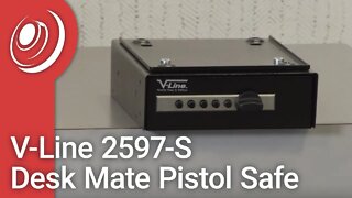 V-Line 2597-S Desk Mate Pistol Safe Overview