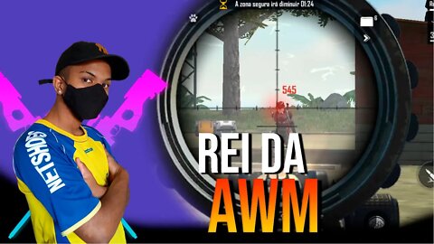 🔥💜REI DA AWM💜🔥FREE FIRE AO VIVO🔥DEZONNE🔥#2K