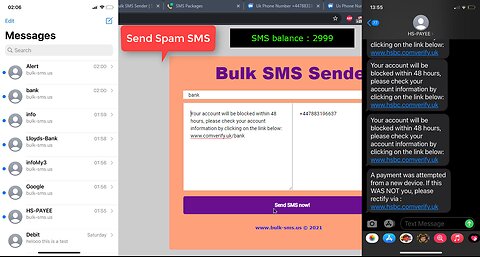 SMS Sender Send sms with custom sender id | SMS Spamming,SMS Spoofing