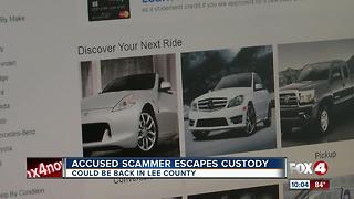 Accused Scammer Escapes Custody