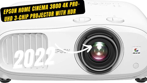 Best Epson Home Cinema 3800 4K PRO-UHD 3-Chip Projector with HDR