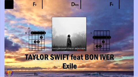 TAYLOR SWIFT feat BON IVER Exile - Guitar Chords & Lyrics HD
