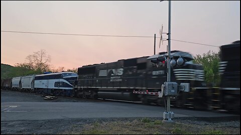 GVT's ALCO PA DL 190 In Transit, Hauled By Norfolk Southern