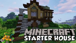 Minecraft Tutorial | How To Build a STARTER House