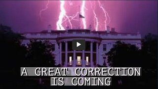 A GREAT CORRECTION IS COMING