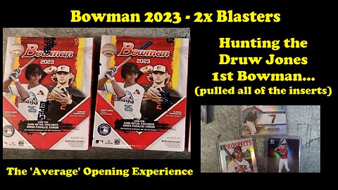 Bowman - Chasing Druw Jones #sportscards