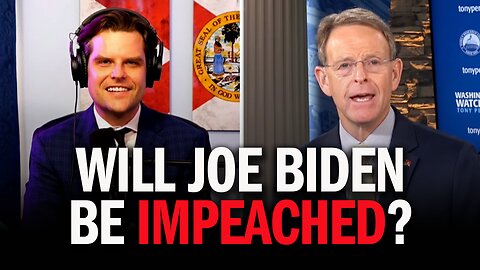 TALK IS CHEAP! Gaetz Reacts to McCarthy's Threat of Impeaching Biden