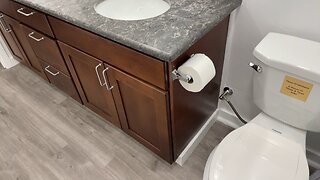 Basement bathroom is finished!