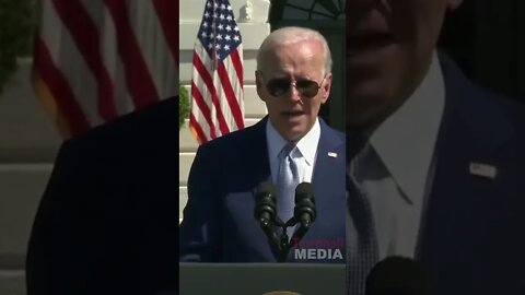 Joe Biden coughs his way through speech at the White House #shorts
