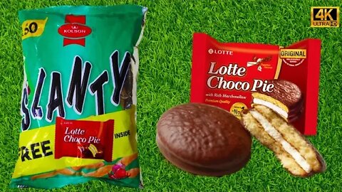 Kolson Slanty | Free Lotte Choco Pie Inside | PinkNPretty ASMR