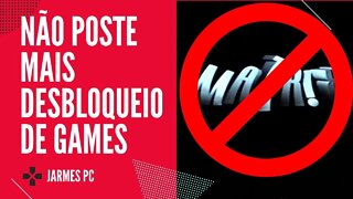 Não poste mais Desbl0queio de Games [YouTube]