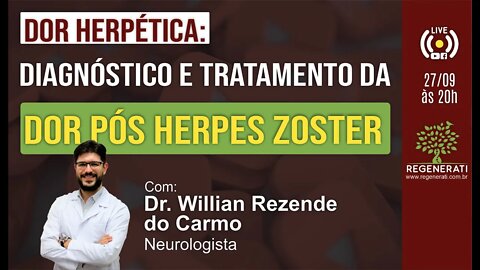 Dor Herpética: Diagnóstico e Tratamento da Dor Pós Herpes Zoster