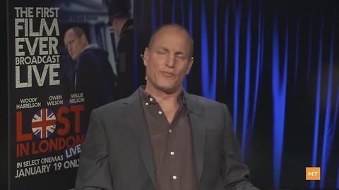 Woody Harrelson chats about new movie "Lost in London" | Hot Topics