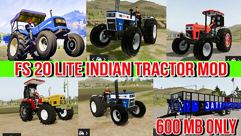 Fs20 dinosaur Tractor Swaraj 855 lucky gold Smith happy gold Smith 744 Dragon tractor