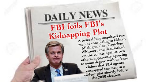 FBI Foils FBI's Plan To Kidnap Governor!