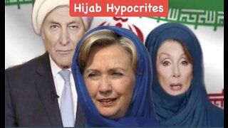 Hijab supporters vote, “Blue!”