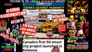 CANADA'S FIRST 5G SMART CITY KELOWNA HAS FEMA CAMP WEIRD FIRES....!