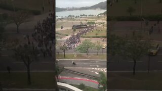 Enfermeiros do Estado fazem protesto em Vitória