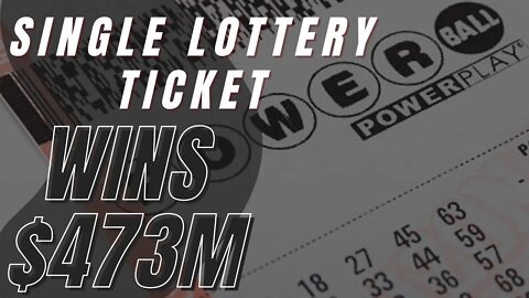 Single lottery ticket wins $473M, largest Powerball jackpot in Arizona history